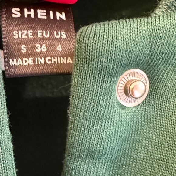 SHEIN Green Knit Cardigan - Picture 2 of 4
